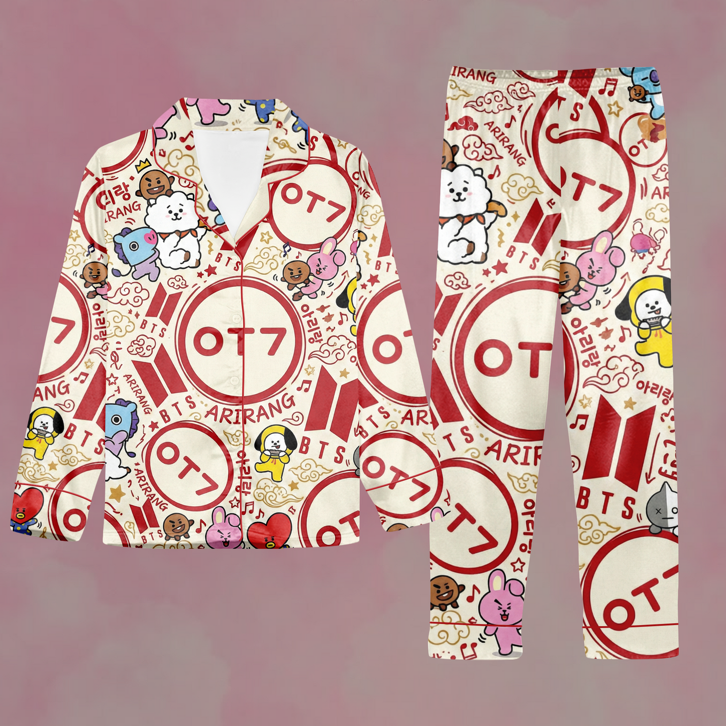 Arirang Album BTS OT7 Pajama Set