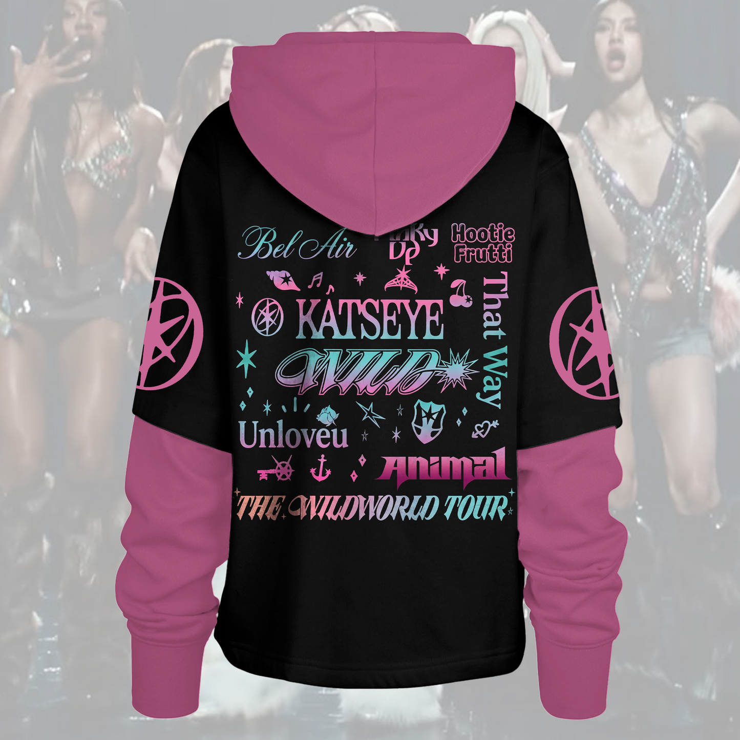 Katseye Wild Tracklist Shortstop Hoodie The Wildworld Tour Gift For Eyekons