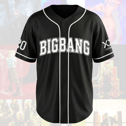 Big Bang XX Cosmos World Tour Baseball Jersey Concert Outfit For Fans