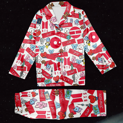 Cute Arirang World Tour BTS Pajama Set