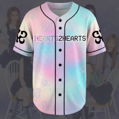 Rainbow Hearts2Hearts Baseballtrikot-Geschenke für Fans