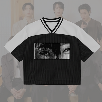 V & J-Hope Eye To You Mixed Mesh Jersey BTS Gift for Lovers