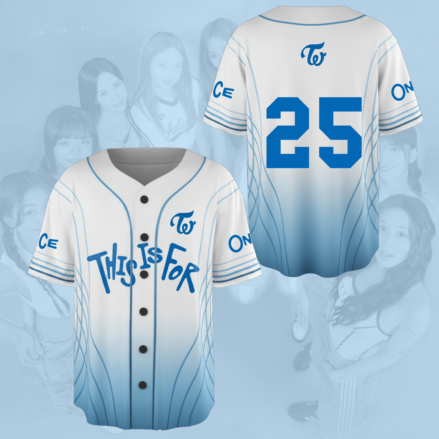 This Is For TWICE 2026 World Tour Baseball Jersey Gift For Fans