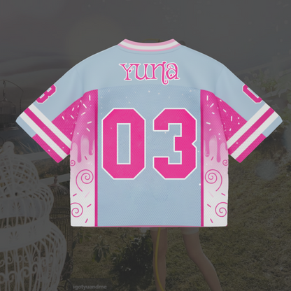 Yuna ITZY Ice Cream Album Mixed Mesh Jersey