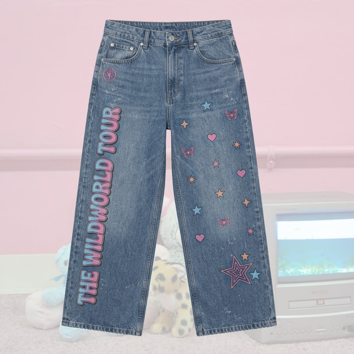 Katseye The Wild World Tour Denim Jacket Retro Concert Outfit Gift For Eyekons