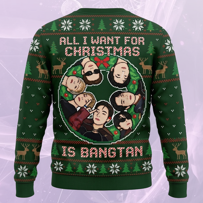 Alles, was ich mir zu Weihnachten wünsche, ist ein hässlicher BTS-Weihnachtspullover