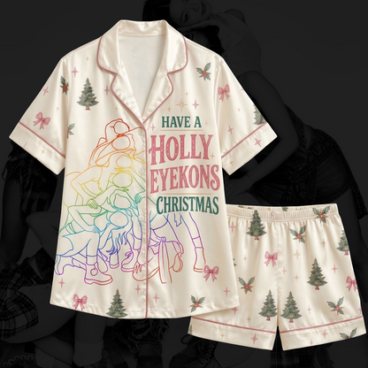 Katseye Weihnachts-Pyjama-Set in Pink Fan-Geschenke