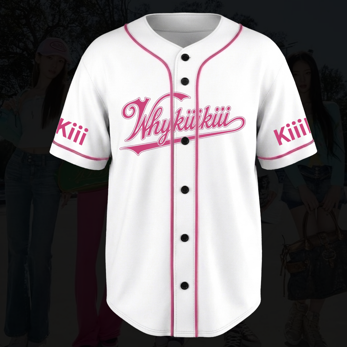 WhyKiiikiii Album Kiiikiii Baseball Jersey Gift For Fans