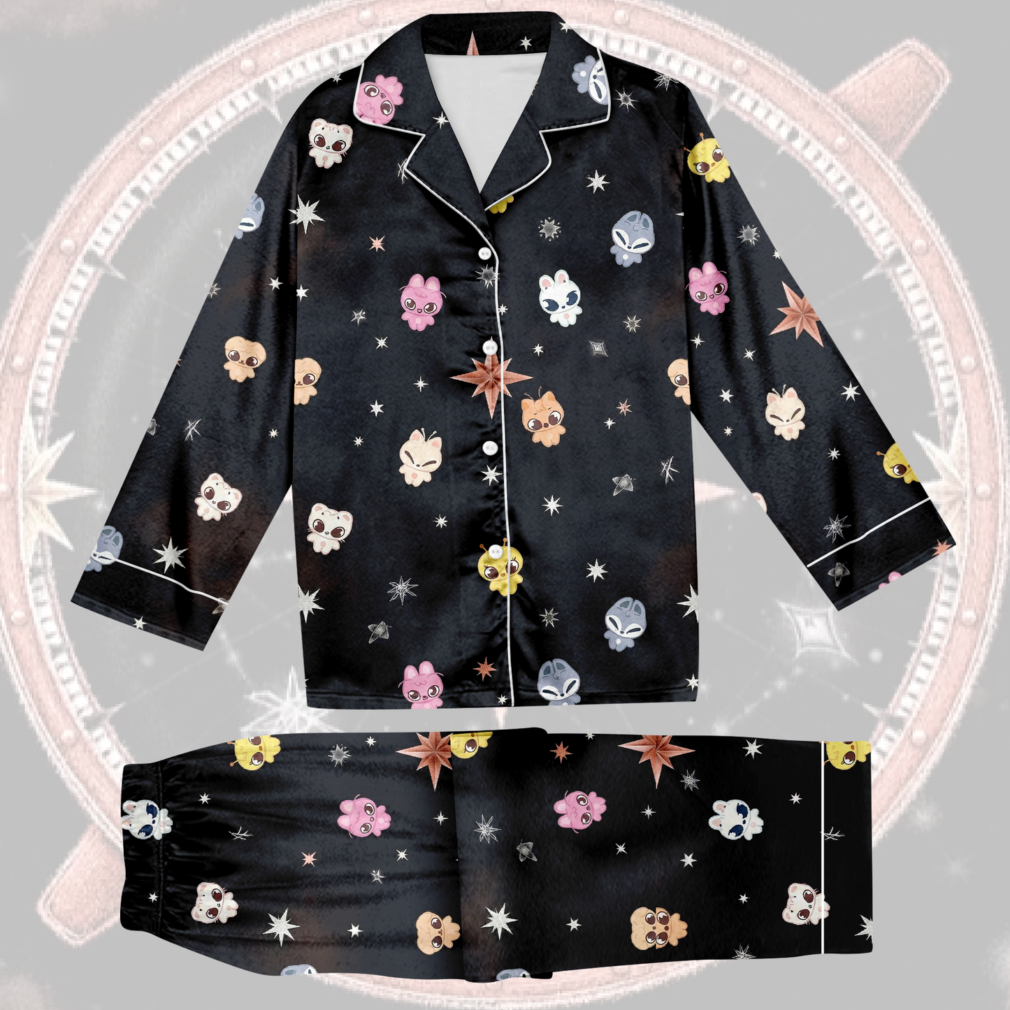Skzoo Ailens And Stars Pajama Set Gift For Lovers