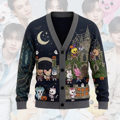 Midnight Gothic SKZOO Halloween Cardigan Gift For Fans