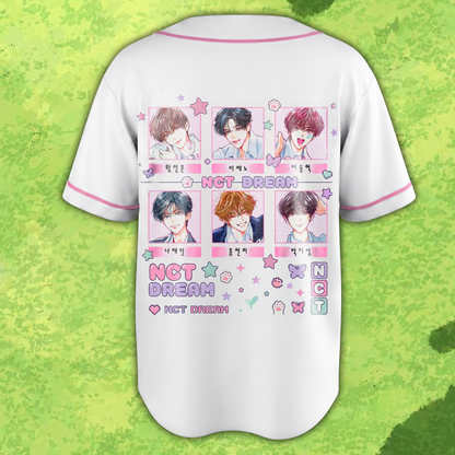 NCT Dream 2027 Soft Boy Baseball Jersey Gift For Fans