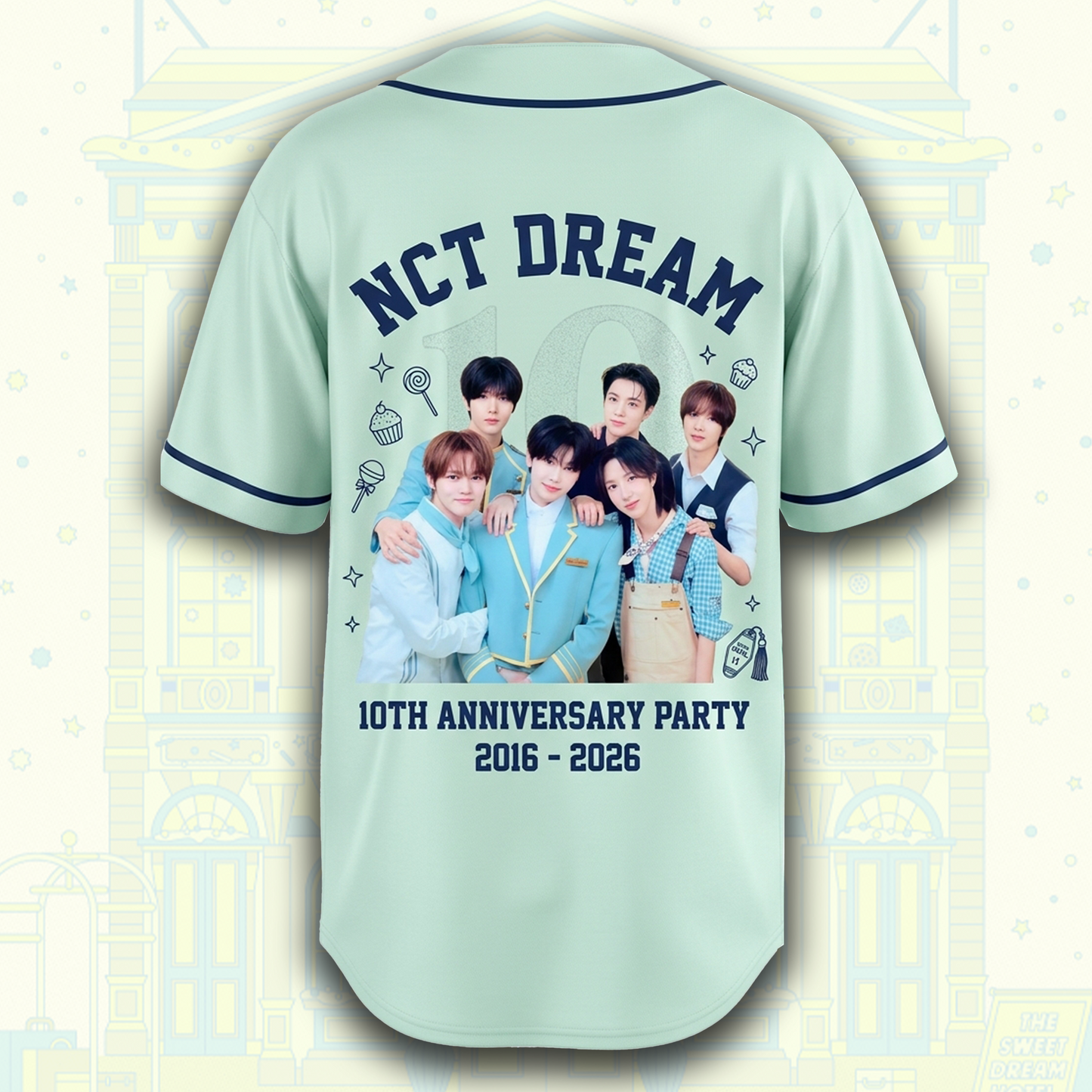 NCT Dream 10th Anniversary Baseball Jersey Gift For Fans