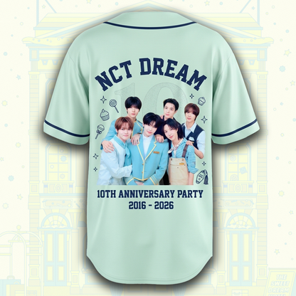 NCT Dream 10th Anniversary Baseball Jersey Gift For Fans
