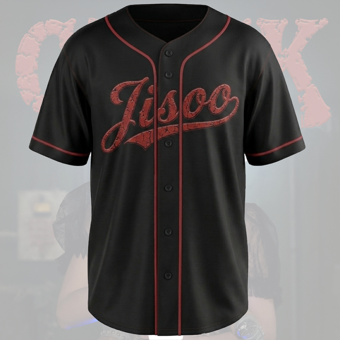 Blackpink Jisoo Click Signature Baseball Jersey Gift For Fans