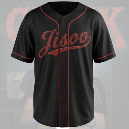 Blackpink Jisoo Click Signature Baseball Jersey Gift For Fans