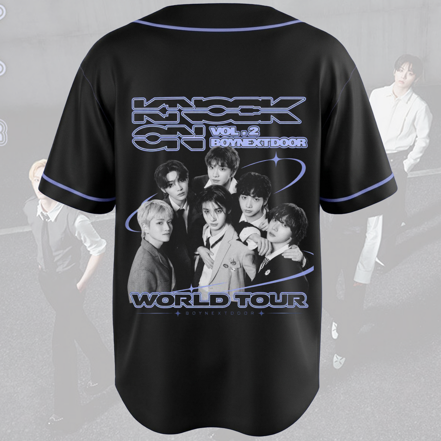 BoyNextDoor Kock On Vol 2 World Tour Baseball Jersey Concert Outfit Gift For Fans