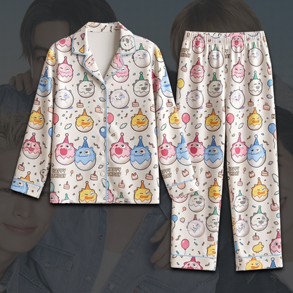 Kawai Cortis Ball Happy KATSEYE Pajamas Set Gift For Fans