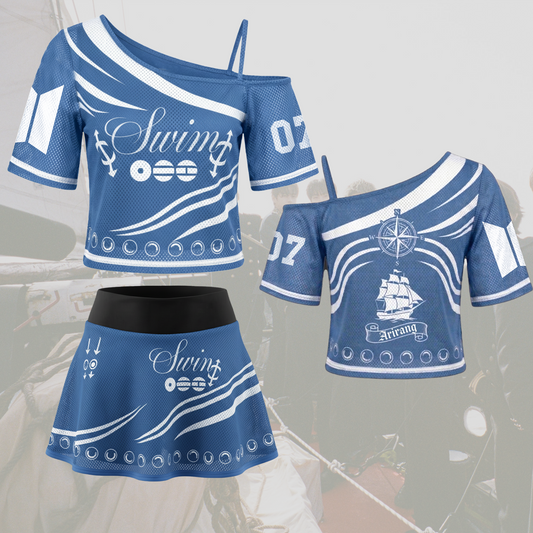 Arirang Ship BTS Album Off Shoulder Mesh Gift For Fans