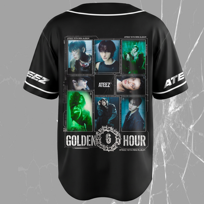 Golden Hour Part 6 ATEEZ Zero To All World Tour Baseball Jersey Gift For Atiny