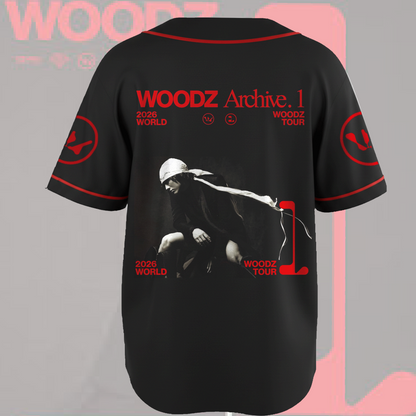 Woodz Archive 1 World Tour Baseball Jersey Gift For Fans