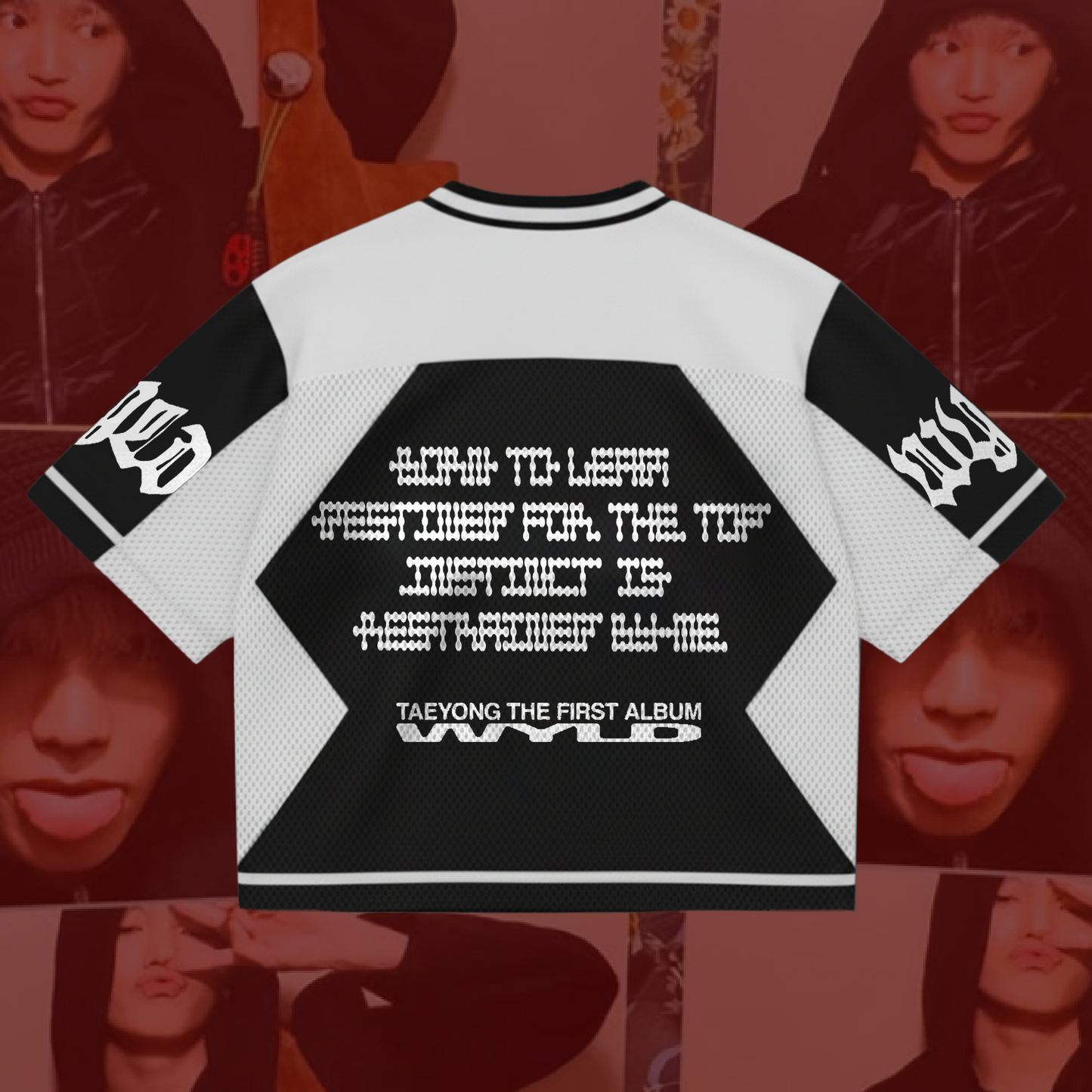 Taeyong WYLD The 1st Album Mixed Mesh Jersey Gift for Fans
