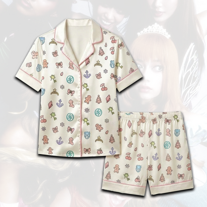Katseye Christmas Pink Pajama Set Fan Gifts
