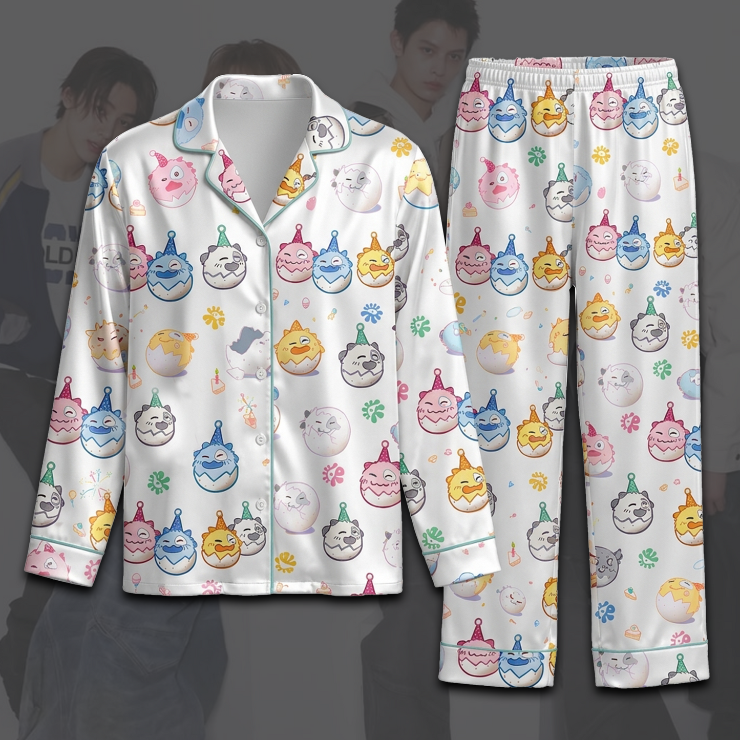 Chic Cortis Ball Happy KATSEYE Pajamas Set Gift For Coers