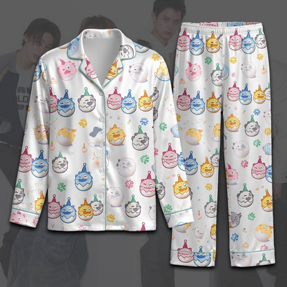 Chic Cortis Ball Happy KATSEYE Pajamas Set Gift For Coers