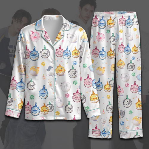 Chic Cortis Ball Happy KATSEYE Pajamas Set Gift For Coers