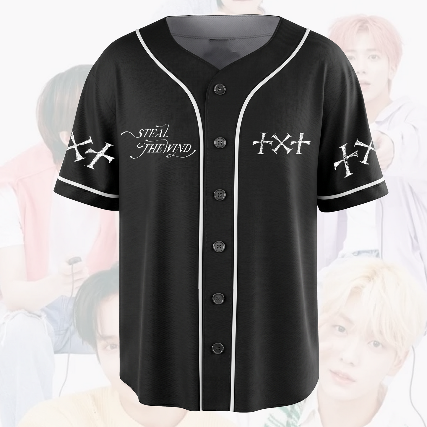 Style TXT Steal The Wind Jersey Kpop World Tour Shirt Gift For Fans
