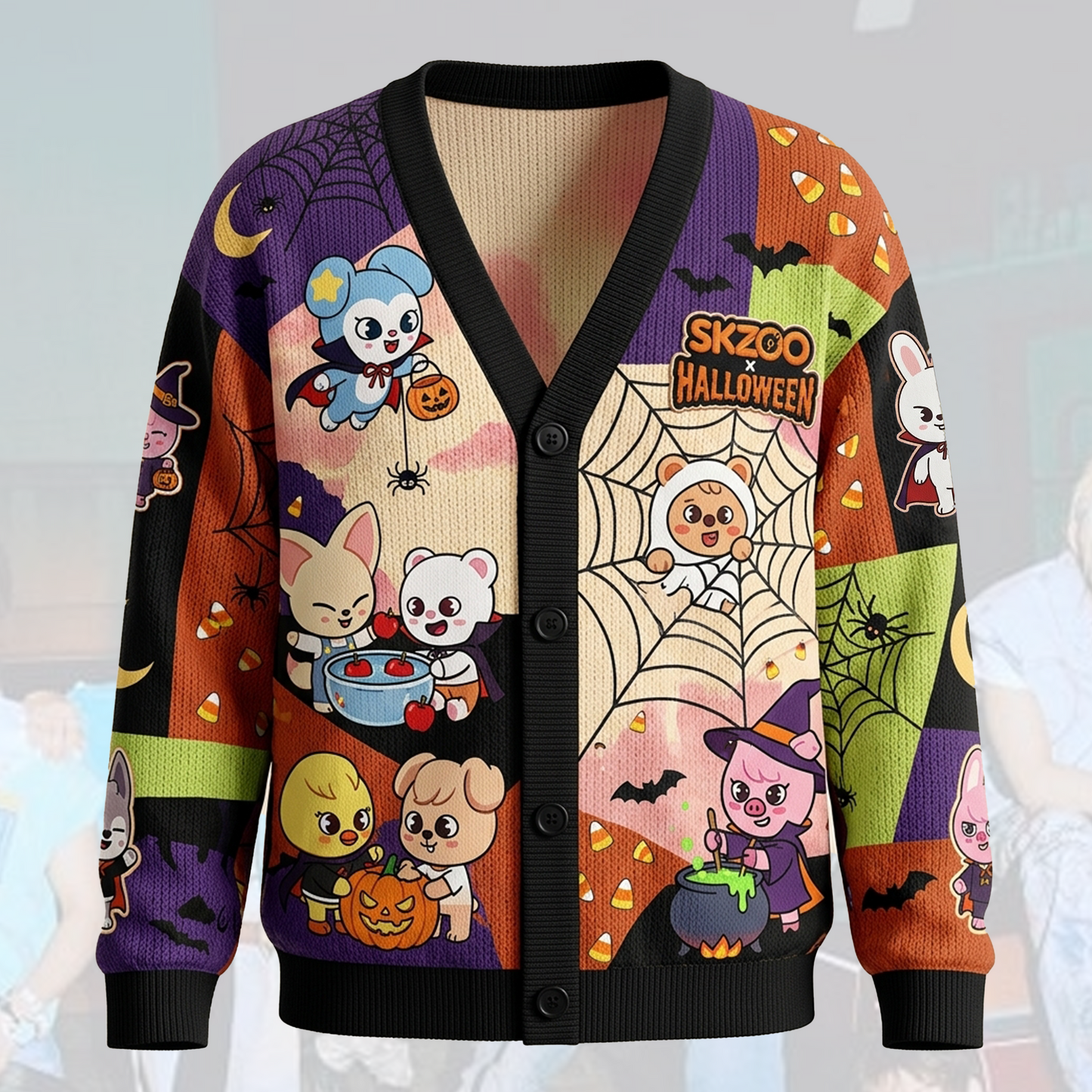 SKZOO Halloween Spooky Cute Cardigan for STAY