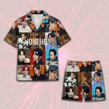 Stray Kids Spooky Stay Day Skzoo Schlafanzug-Set Geschenk für Fans