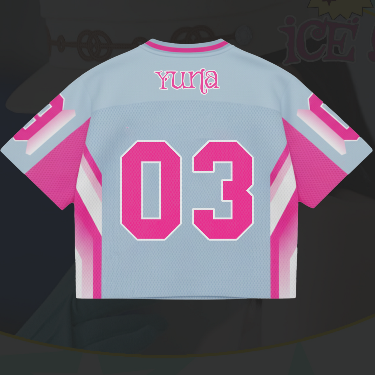 ITZY Yuna Mini Album Ice Cream Mixed Mesh Jersey Gifts