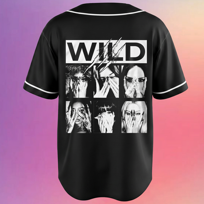 Dramatic Wild World 2026 K.A.T.S.E.Y.E. Club Kpop Global Girl Group Baseball Jersey For E.Y.E.K.O.N.S.