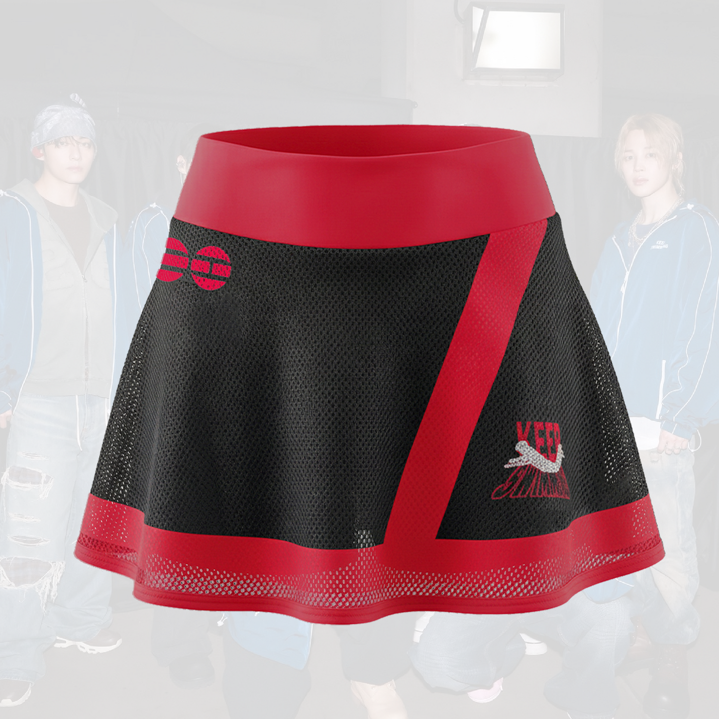 Taehyung V Hip Hop Arirang World Tour Tour Off Shoulder Mesh