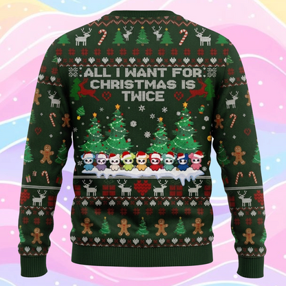 Alles, was ich mir zu Weihnachten wünsche, ist der Twice Ugly Sweater