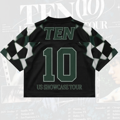 Ten 10 Us Showcase Tour Mixed Mesh Jersey Gift For Fans