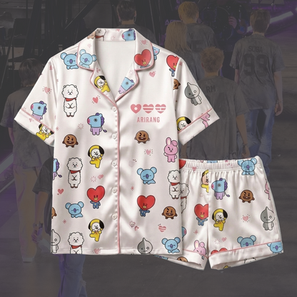 BTS Arirang Welttournee Pyjama-Set Geschenk für Army