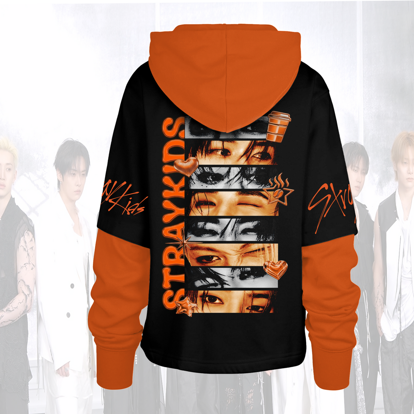 Stray Kids This & That Album Eye To Eye Shortstop Hoodie Gifts For Fans