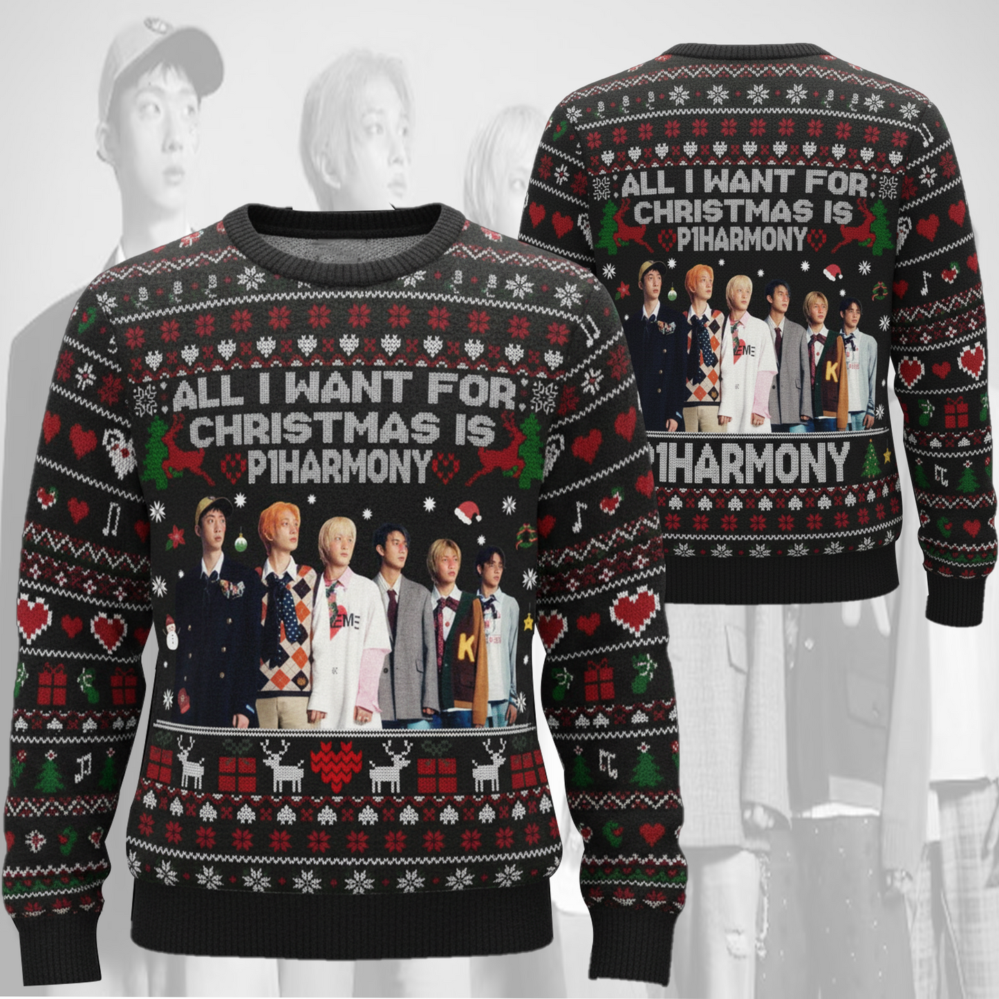 All I Want For Christmas Is P1Harmony Ugly Sweater