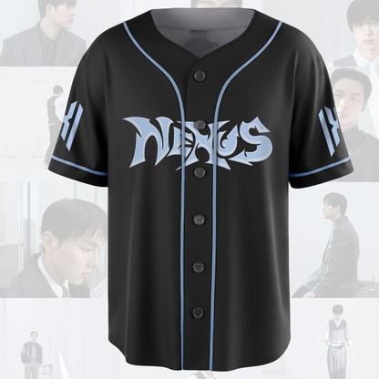 Vintage Monsta X Nexus World Tour Baseball Jersey Streetwear Fan Gifts