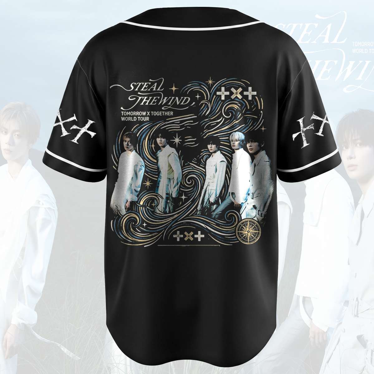 TXT Steal The Wind Tomorrow X Together Baseball Jersey Gift For Fans
