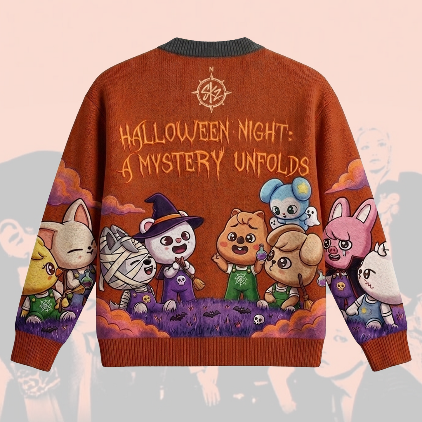 Stray Kids Skzoo Halloween Cardigan Gift For Stay