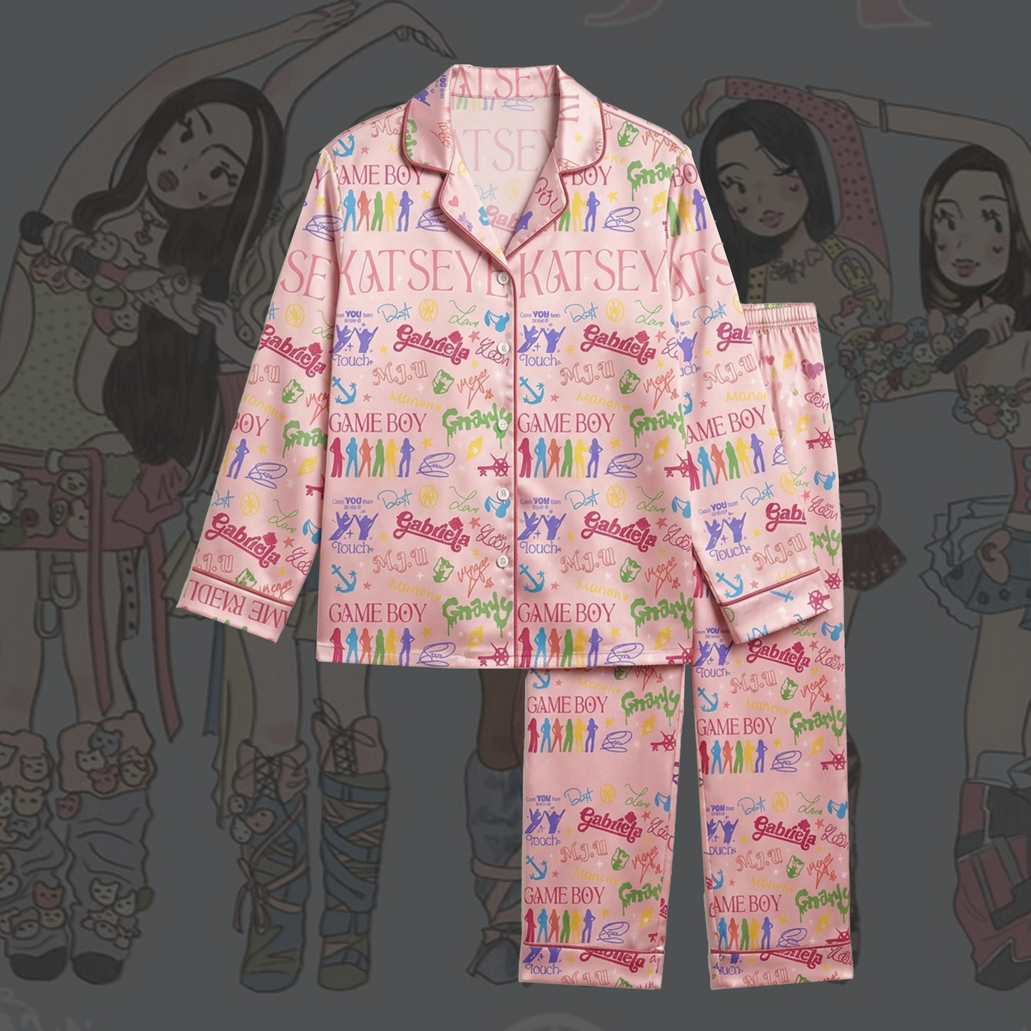 Chic KATSEYE Pajamas Set Gift For Fans