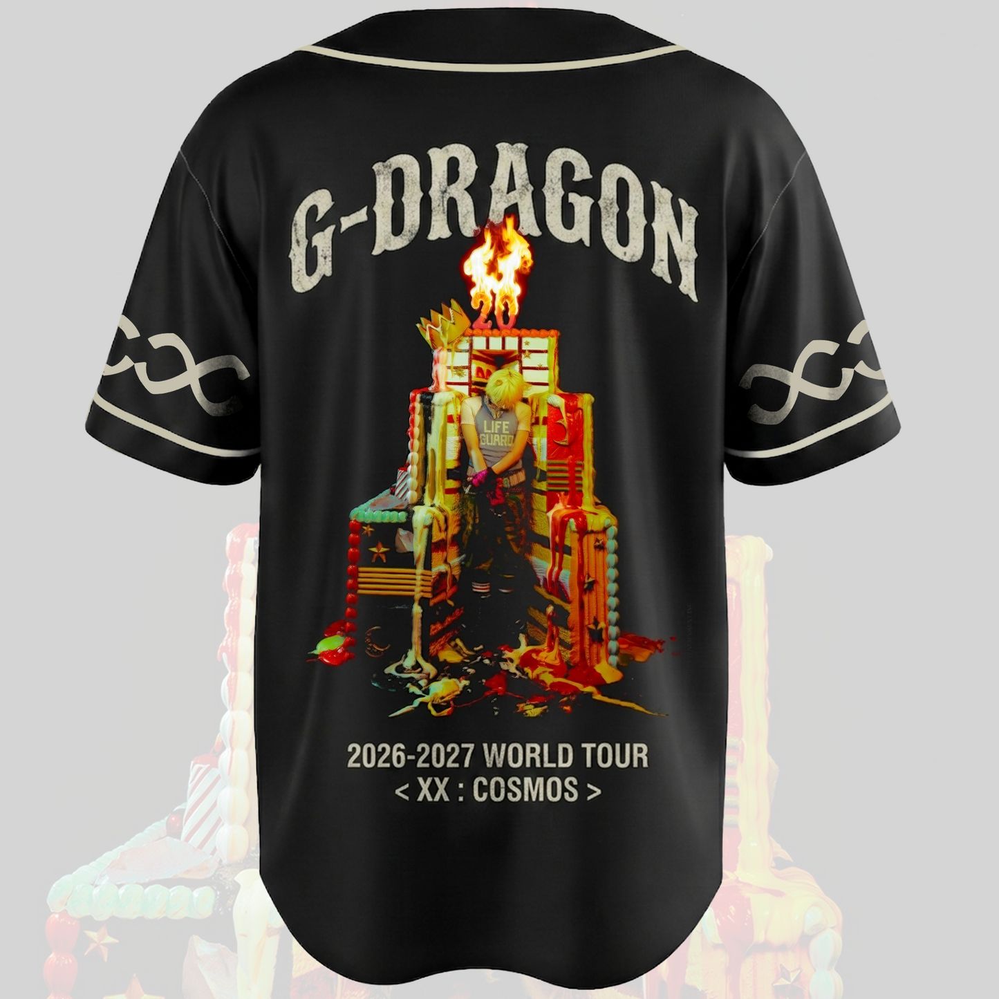 G-Dragon Big Bang 20th Anniversary Baseball Jersey Vintage Streetwear Gift For Fans