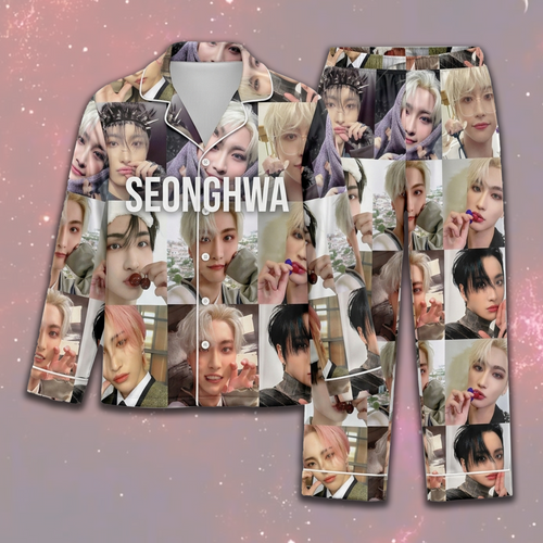 Stray Kids Spooky Stay Day Skzoo Schlafanzug-Set Geschenk für Fans