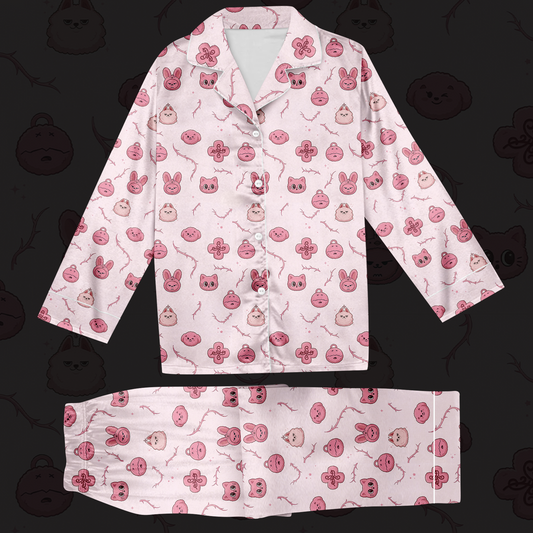 Pink TXT Thorn 8th Mini Album Pajama Set Gift For Fans