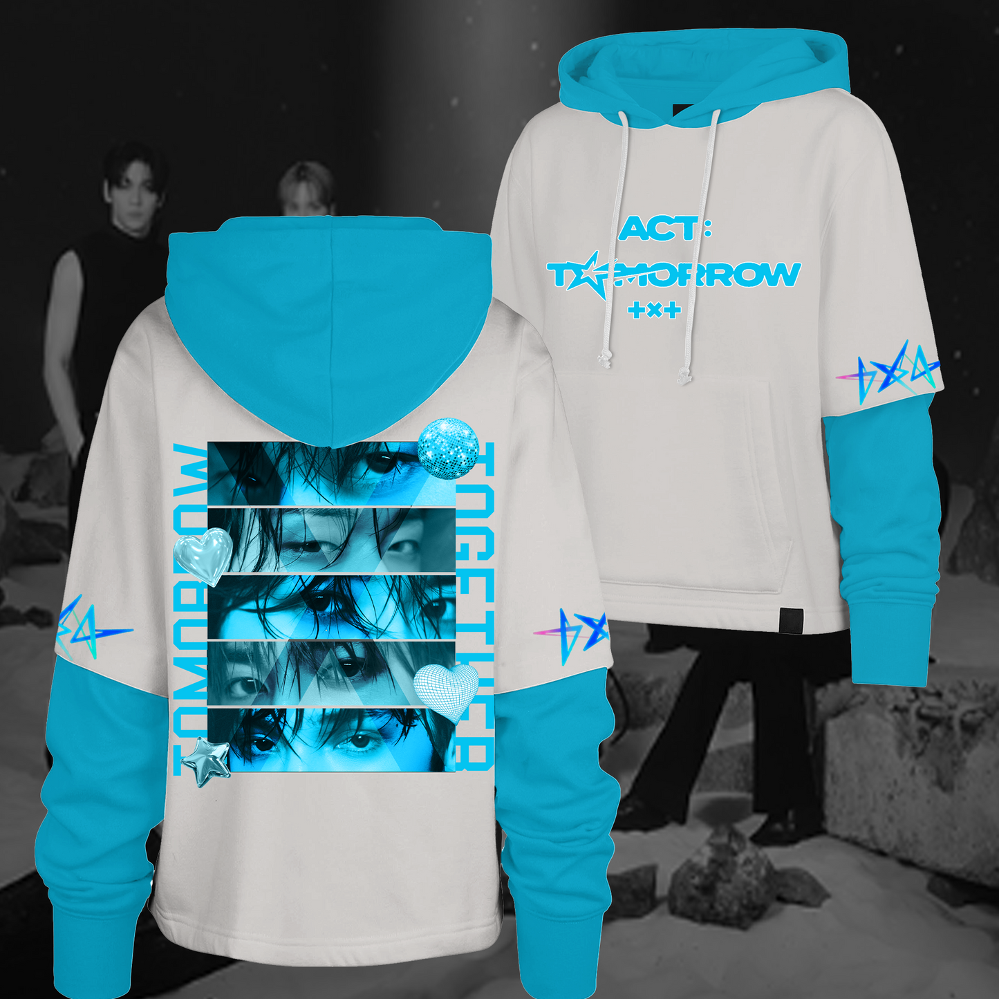 Tomorrow x Together Act Tomorrow Eye To Eye Shortstop Hoodie Gift For Lovers