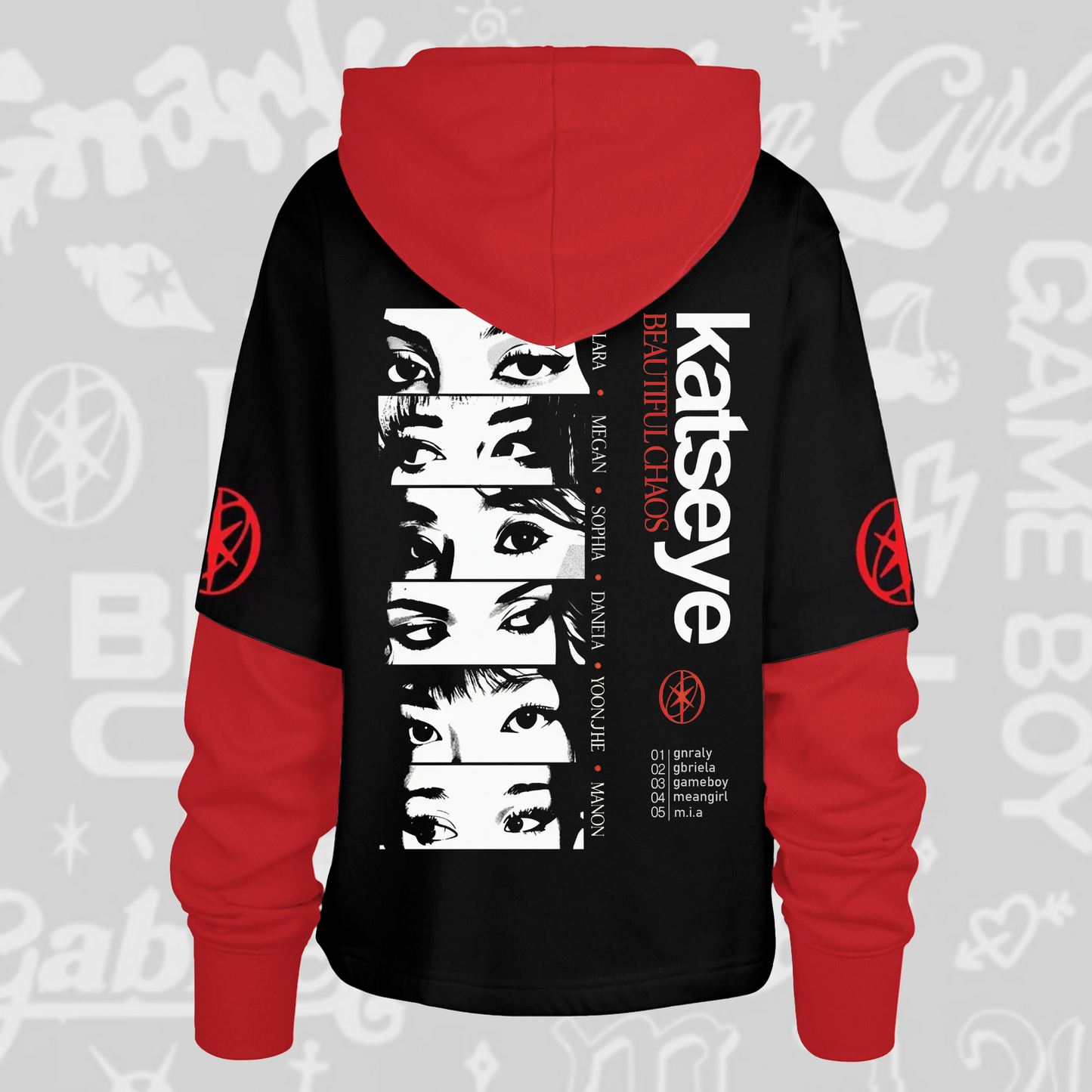 Katseye Beautiful Chaos Eye To Eye Shortstop Hoodie Gift For Lovers