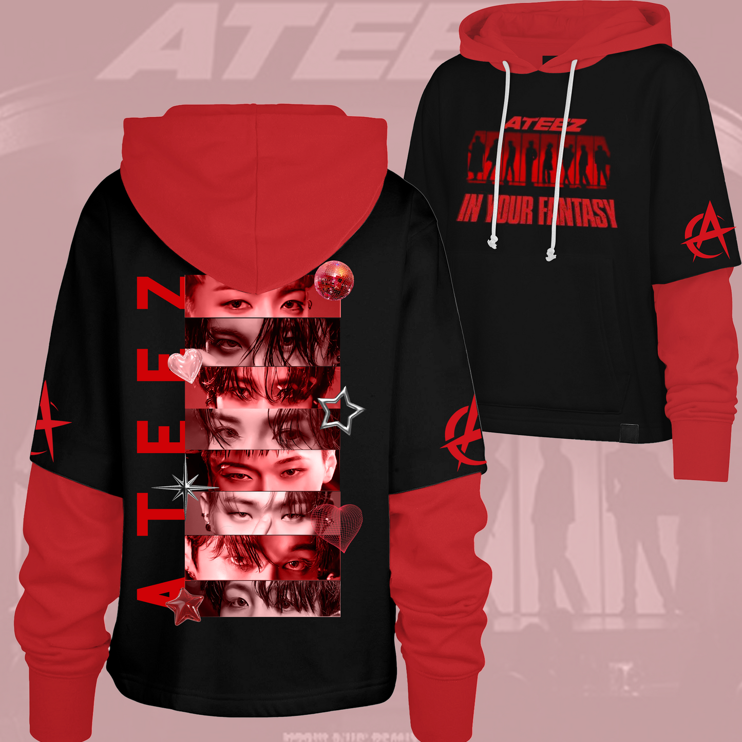 Ateez In Your Fantasy Shortstop Hoodie Gift For Fans